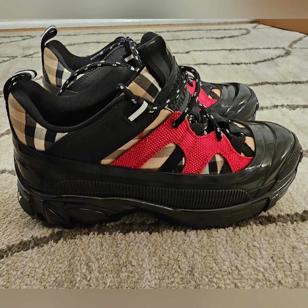 Burberry Arthur Vintage Check Cotton Nubuck sneaker